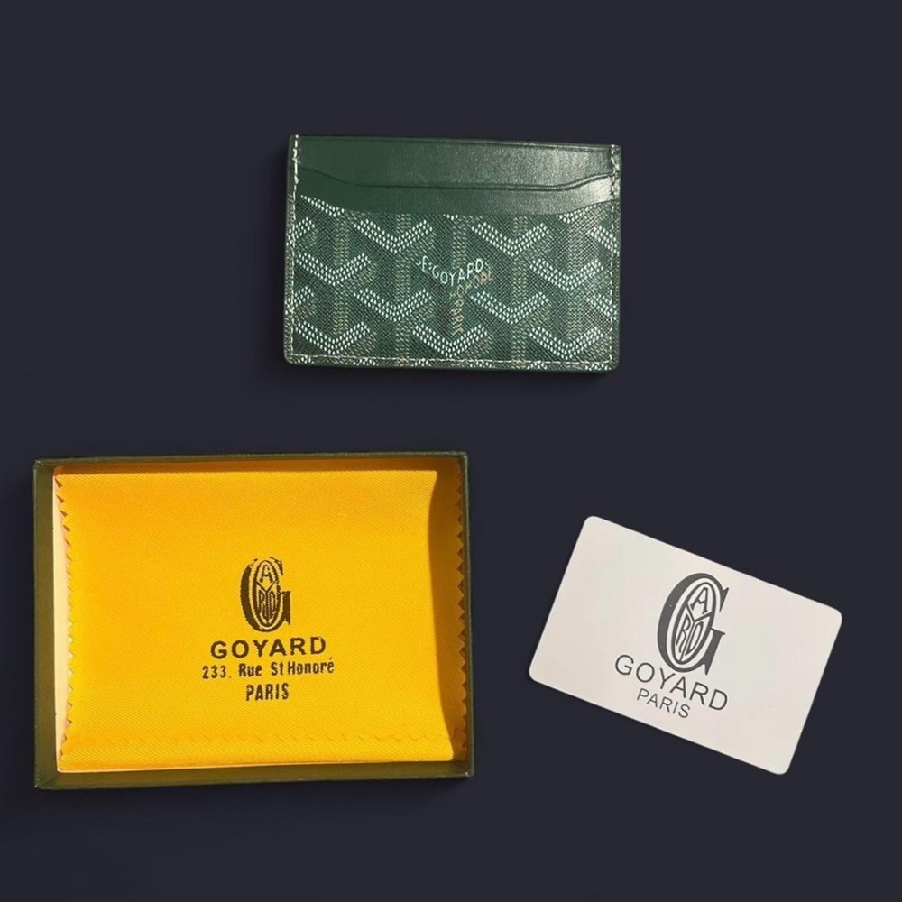 Goyard Emerald Green Card Holder